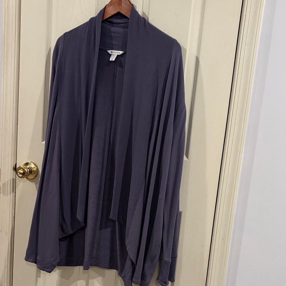 Athleta Primayama Recovery Cardigan in Amethyst